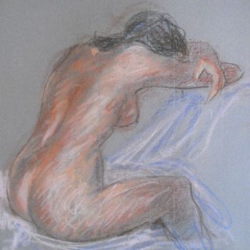Drawing titled "abandon" by Claude Hardenne, Original Artwork