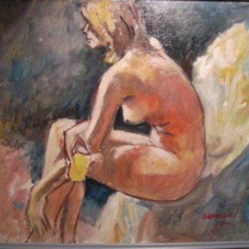 Painting titled "L'orangeade" by Claude Hardenne, Original Artwork