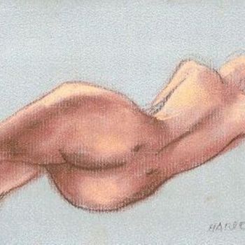 Dibujo titulada "pastel-dos.jpg" por Claude Hardenne, Obra de arte original