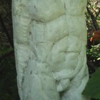 Скульптура под названием "Torse mutilé" - Claude Hardenne, Подлинное произведение искусства