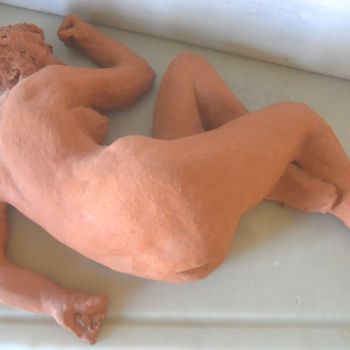 Sculpture titled "Dormeuse" by Claude Hardenne, Original Artwork