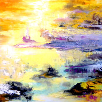 Malerei mit dem Titel "Zen Zen 2   -    si…" von Claude Julia (CJULIA), Original-Kunstwerk, Öl