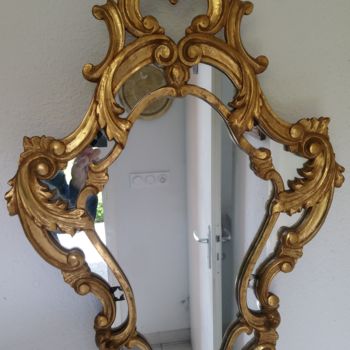 Design intitulée "miroir-a-parecloses…" par Art Plaisir, Œuvre d'art originale, Décoration de maison