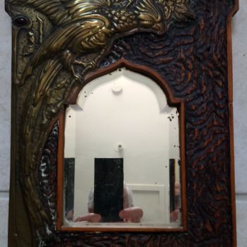 Design getiteld "miroir en bois scul…" door Art Plaisir, Origineel Kunstwerk