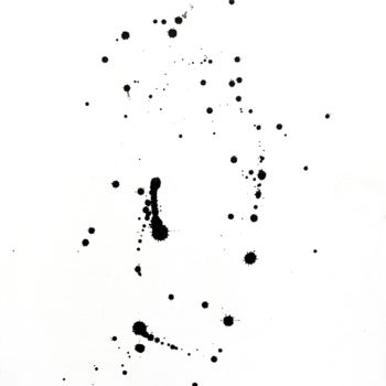 「Big Bang theory, la…」というタイトルの絵画 Claude-Lise Marembertによって, オリジナルのアートワーク, インク