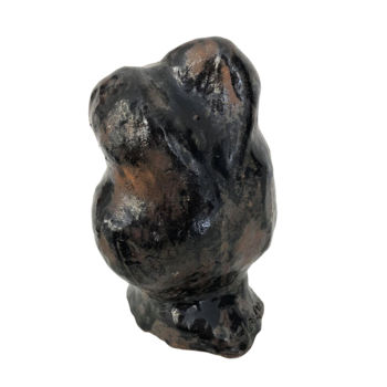 Sculpture titled "Nuage noir" by Claude-Lise Marembert, Original Artwork, Ceramics