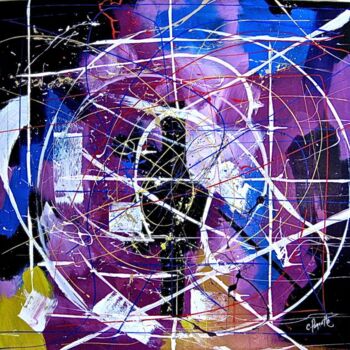 Peinture intitulée "Magnitude zero" par Claude Paquette, Œuvre d'art originale