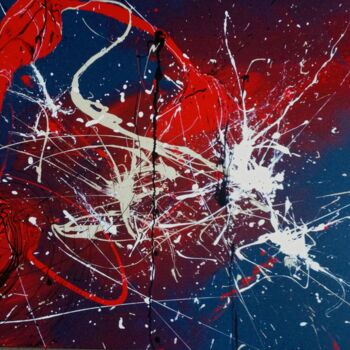 Картина под названием "Pulsion" - Claude Paquette, Подлинное произведение искусства, Масло