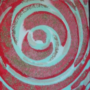 Painting titled "spirale 2012" by Claude Poisson, Original Artwork