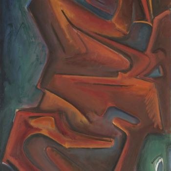 Painting titled "138. Niou uhella" by Claude Pressé, Original Artwork, Oil