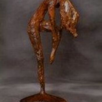 Sculpture titled "Angie" by Claude Roy, Original Artwork, Metals