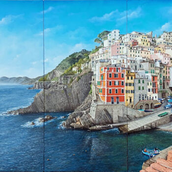 绘画 标题为“Rio Maggiore” 由Claude Ruby, 原创艺术品, 油