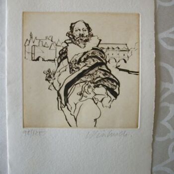 Painting titled "lithographie origin…" by Claude Weisbuch, Original Artwork