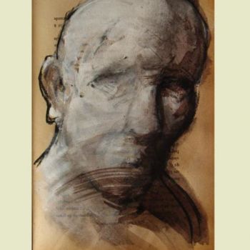 Tekening getiteld "Histoire et visage…" door Claude Duvauchelle, Origineel Kunstwerk, Anders