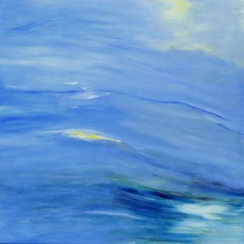 Peinture intitulée "le grand bleu" par Floret, Œuvre d'art originale