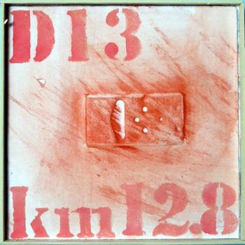 Отпечатки и Гравюры под названием "km 12.8 (2)" - Claude Haegel, Подлинное произведение искусства