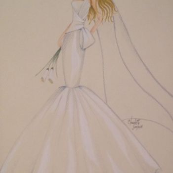 Рисунок под названием "Claudette's way Wed…" - Claudette Fonseca Castro, Подлинное произведение искусства, Другой