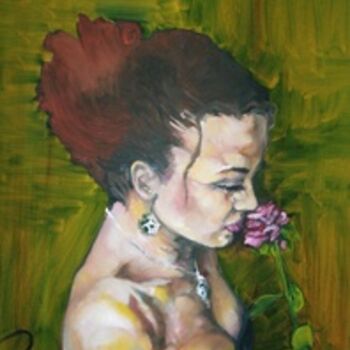 Painting titled "May" by Claudette, Original Artwork, Oil