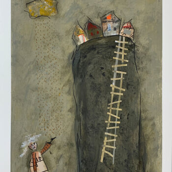 "Die Wolke" başlıklı Tablo Claudia König tarafından, Orijinal sanat, Akrilik