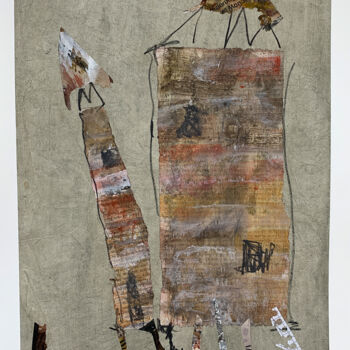 Картина под названием "Series: a roof over…" - Claudia König, Подлинное произведение искусства, Акрил