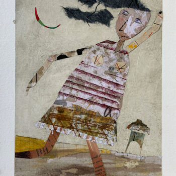 제목이 "Away, away"인 미술작품 Claudia König (koenigsfigurine)로, 원작, 아크릴