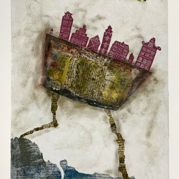 Картина под названием "Joint departure" - Claudia König, Подлинное произведение искусства, Акрил