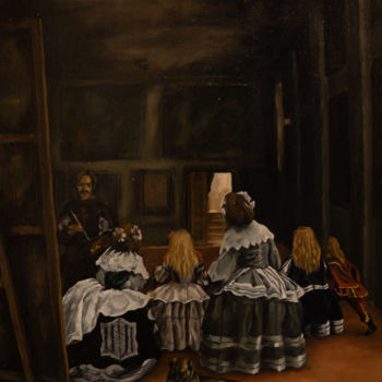 Pittura intitolato "INTERPRETATION OF V…" da Cláudia Moreira, Opera d'arte originale, Olio