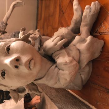 雕塑 标题为“Retorno” 由Claudia Marques, 原创艺术品, 粘土