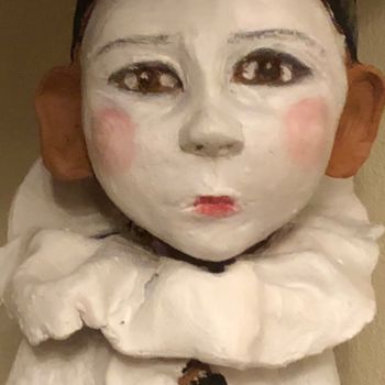 Sculpture titled "Lacrimosa" by Claudia Marques, Original Artwork, Clay