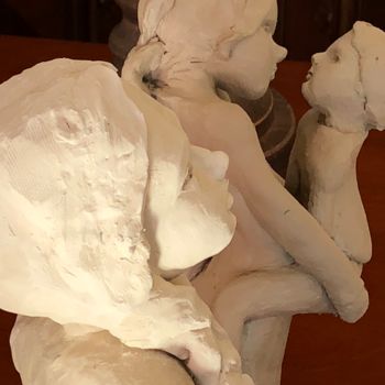 Sculpture intitulée "Haja o que houver.." par Claudia Marques, Œuvre d'art originale, Argile