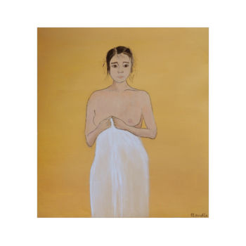 Painting titled "Féminité" by Claudie Drapeau, Original Artwork, Acrylic