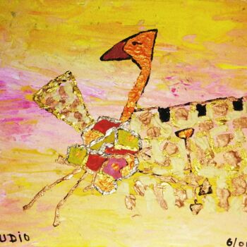 Pintura intitulada "La royale Tour de C…" por Claudie Savelli (CLAUDIE-SAVELLI-CLAUDIO), Obras de arte originais, Acrílico M…