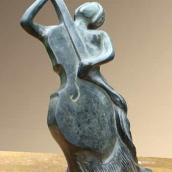 Skulptur mit dem Titel "harmonie" von Claudine Brusorio, Original-Kunstwerk, Metalle