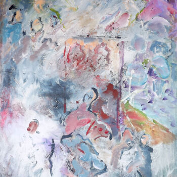 Pittura intitolato "0837-18-dossodossi-…" da Claudine Gregoire, Opera d'arte originale