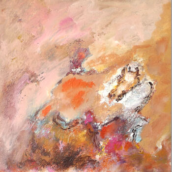 Pintura intitulada "0698-15-la-joyeuse-…" por Claudine Gregoire, Obras de arte originais, Acrílico