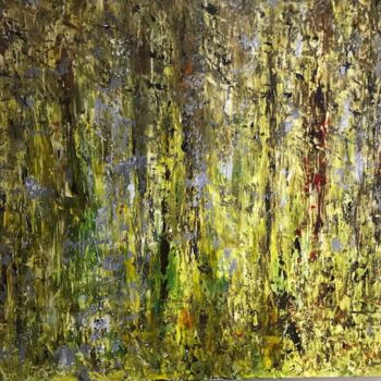 Peinture intitulée "Atmosphère automnale" par Claudine Janel, Œuvre d'art originale, Acrylique Monté sur Châssis en bois