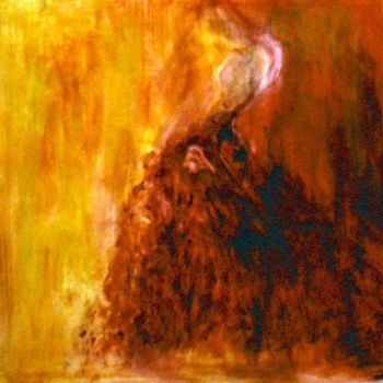 Painting titled "bailando el flamenco" by Claudine Roques Ayache, Original Artwork, Oil