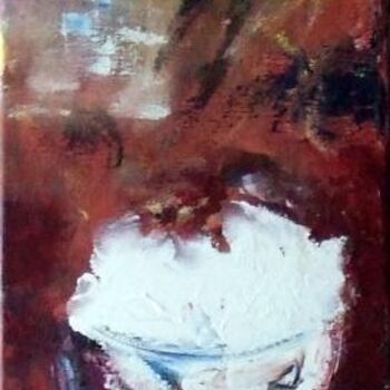 Painting titled "Granita di caffe" by Claudine Roques Ayache, Original Artwork, Acrylic
