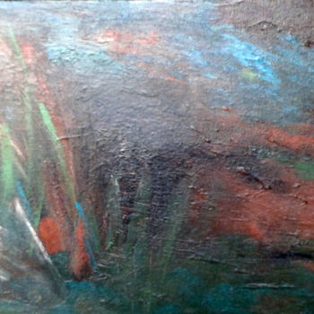 Pintura intitulada "Paseo por el bosque" por Claudine Roques Ayache, Obras de arte originais