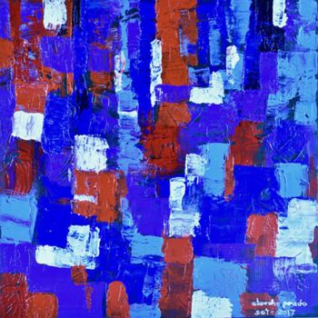 Painting titled "poligonos-coloridos…" by Klauss, Original Artwork, Acrylic