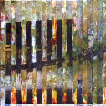 Картина под названием "Parallel Universes" - Claudio Boczon, Подлинное произведение искусства, Акрил Установлен на Деревянна…