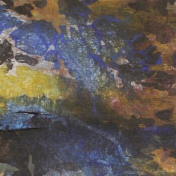 제목이 "Erebus - II"인 미술작품 Claudio Boczon로, 원작, 아크릴 목재 패널에 장착됨
