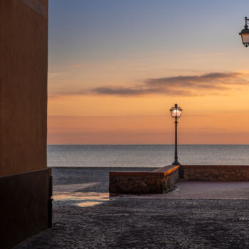 摄影 标题为“Ligurian Alley” 由Claudio De Sat, 原创艺术品, 数码摄影