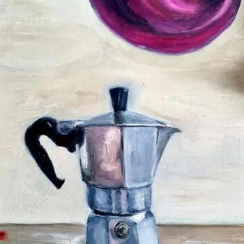 Pittura intitolato "Caffè tornato" da Fidia, Opera d'arte originale, Olio