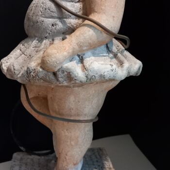 Sculpture titled ""maternità arcaica"…" by Claudio Marciano, Original Artwork, Terra cotta