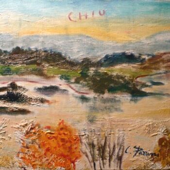 Painting titled "chiu" by Claudio Parrini, Original Artwork