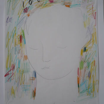 Drawing titled "ioe" by Claudio Parrini, Original Artwork