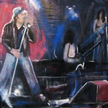 Painting titled "Palco 1" by Claudio Fornas, Original Artwork