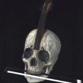 Painting titled "...Of Death" by Claudio Guasti, Original Artwork