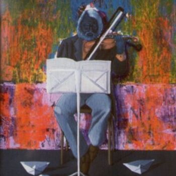 Pintura titulada "Symphony of destruc…" por Claudio Guasti, Obra de arte original